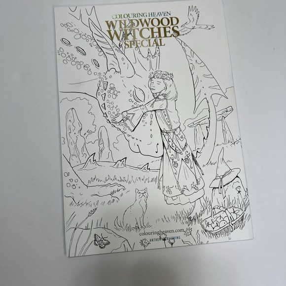 Colouring Heaven Adult Coloring Book Magazine Wildwood Witches Special #85 - Picture 3 of 12